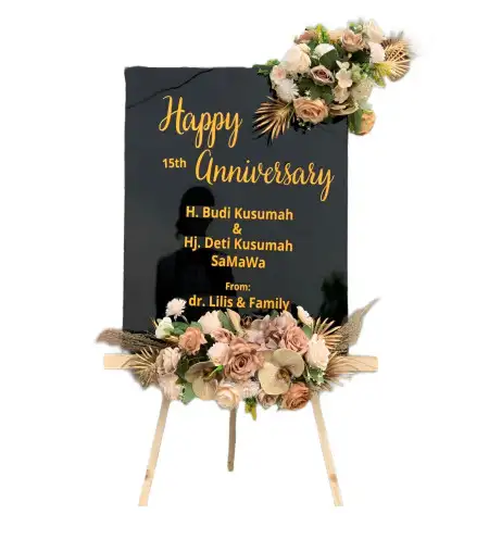 Papan Bunga Akrilik Mandong